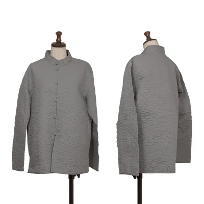 ISSEY MIYAKE HaaT Sashiko Stand Collar Jacket
