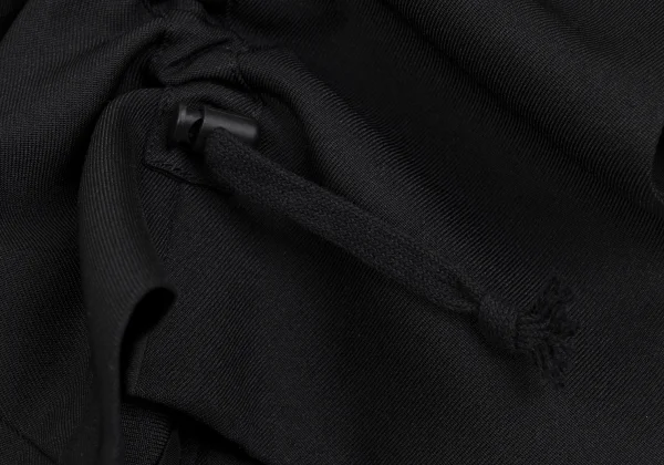 COMME des GARCONS HOMME PLUS Poly Gaba Gathered Military Jacket K-172920_012