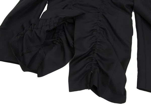 COMME des GARCONS HOMME PLUS Poly Gaba Gathered Military Jacket K-172920_017