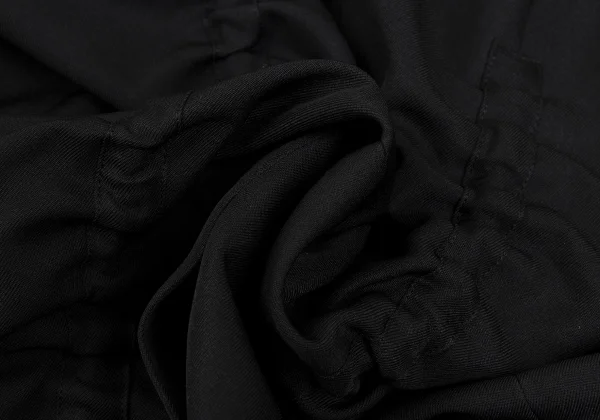 COMME des GARCONS HOMME PLUS Poly Gaba Gathered Military Jacket K-172920_018