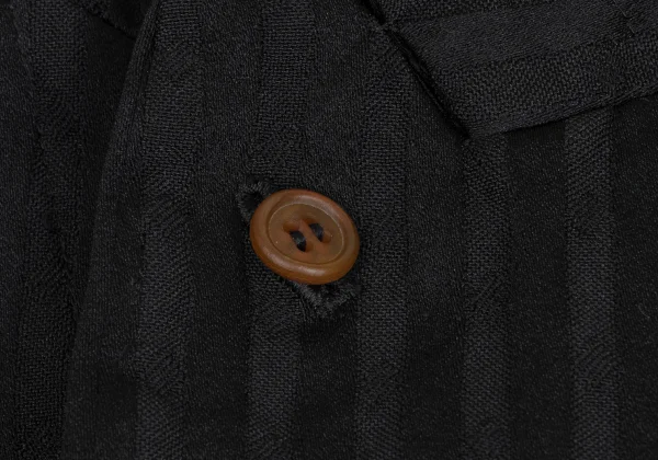 COMME des GARCONS HOMME PLUS Stripe Dot Weave Cutaway Jacket K-172921_006