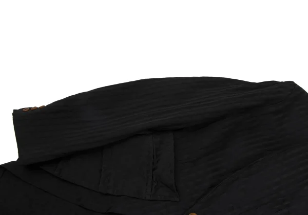 COMME des GARCONS HOMME PLUS Stripe Dot Weave Cutaway Jacket K-172921_008