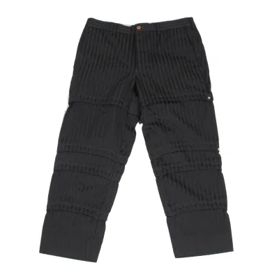 COMME des GARCONS HOMME PLUS Stripe Dot Weave Studded Pants