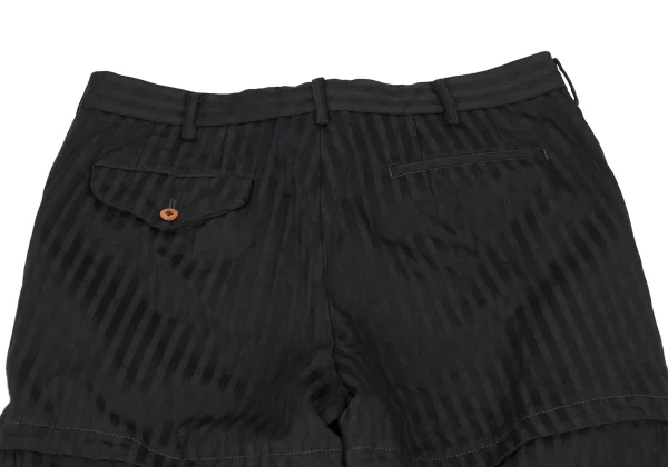 COMME des GARCONS HOMME PLUS Stripe Dot Weave Studded Pants K-172922_013
