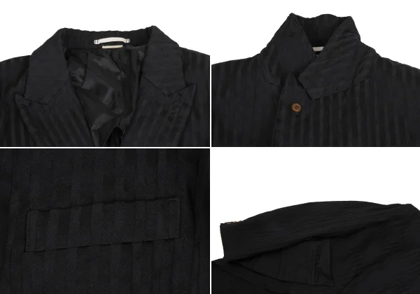 COMME des GARCONS HOMME PLUS Stripe Dot Weave Jacket & Pants K-172923_003