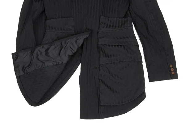 COMME des GARCONS HOMME PLUS Stripe Dot Weave Jacket & Pants K-172923_007