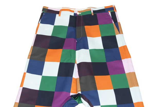 COMME des GARCONS HOMME PLUS Colorful Block Dropped Crotch Pants K-172925_002