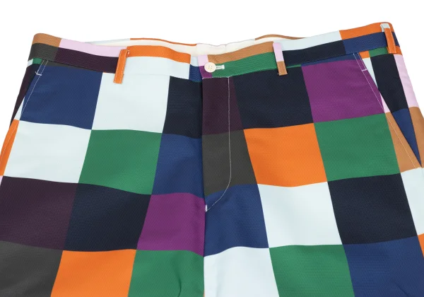 COMME des GARCONS HOMME PLUS Colorful Block Dropped Crotch Pants K-172925_003