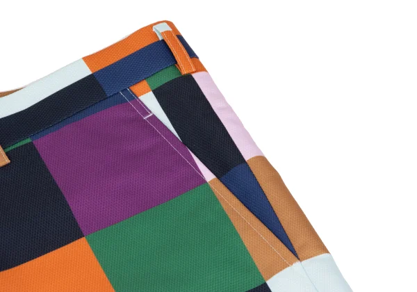 COMME des GARCONS HOMME PLUS Colorful Block Dropped Crotch Pants K-172925_004