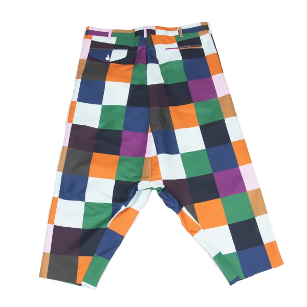 COMME des GARCONS HOMME PLUS Colorful Block Dropped Crotch Pants K-172925_010