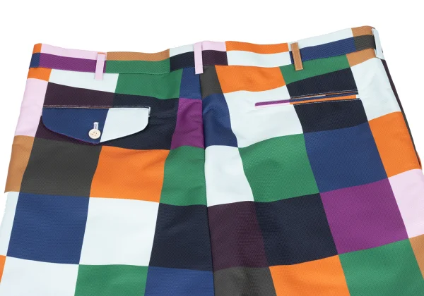 COMME des GARCONS HOMME PLUS Colorful Block Dropped Crotch Pants K-172925_011