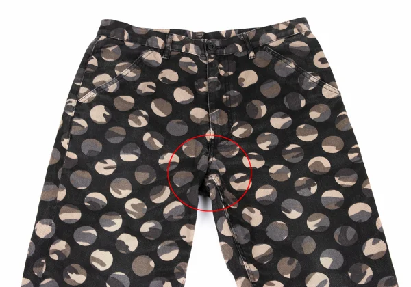 COMME des GARCONS HOMME PLUS Camouflage Dot Double Cropped Pants K-172926_002