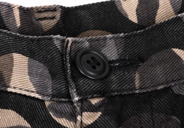 COMME des GARCONS HOMME PLUS Camouflage Dot Double Cropped Pants K-172926_006
