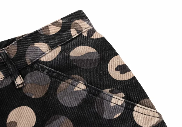 COMME des GARCONS HOMME PLUS Camouflage Dot Double Cropped Pants K-172926_007