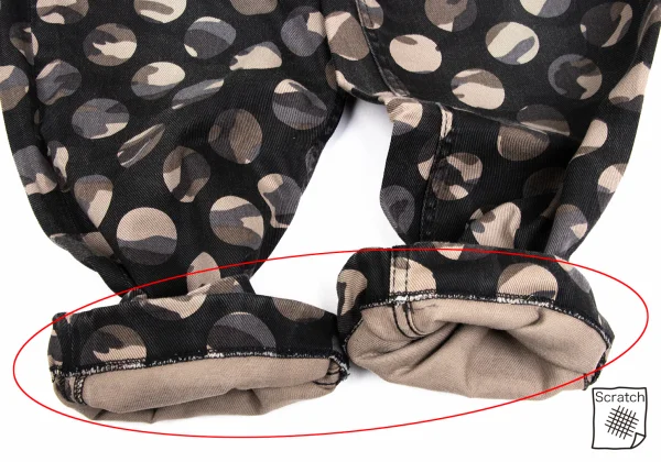 COMME des GARCONS HOMME PLUS Camouflage Dot Double Cropped Pants K-172926_012