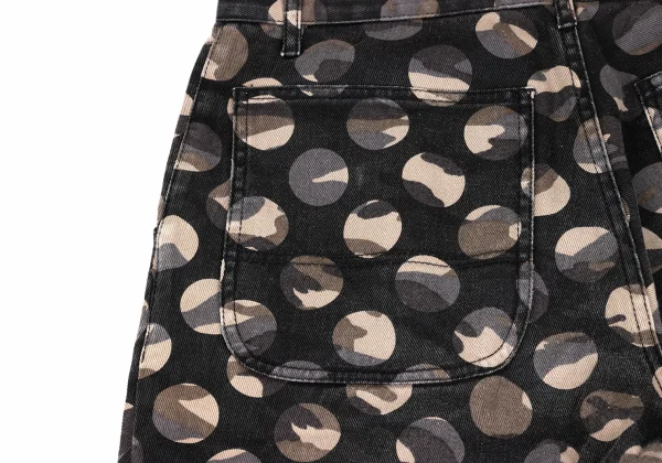 COMME des GARCONS HOMME PLUS Camouflage Dot Double Cropped Pants K-172926_015