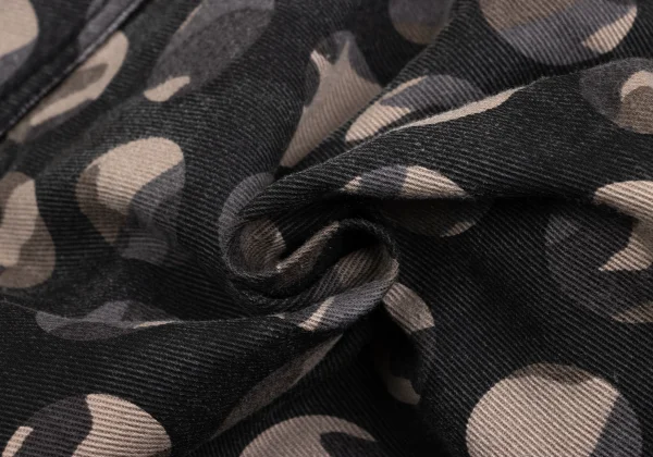 COMME des GARCONS HOMME PLUS Camouflage Dot Double Cropped Pants K-172926_017