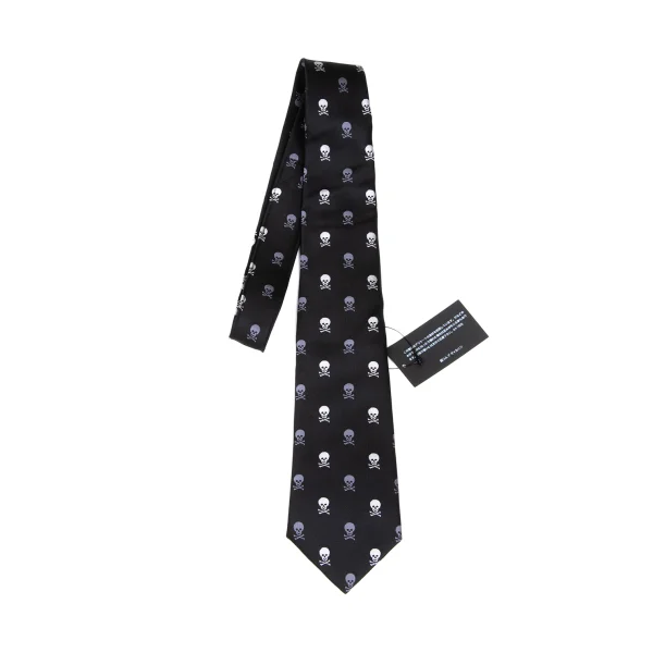 COMME des GARCONS HOMME DEUX Skull Jacquard Silk Tie Black  K-172931_001