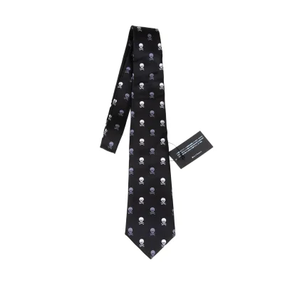 COMME des GARCONS HOMME DEUX Skull Jacquard Silk Tie