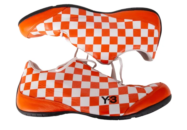 Y-3 BYERLY LACE Check Leather Sneakers K-172933_003