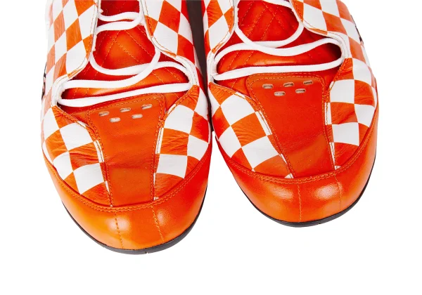 Y-3 BYERLY LACE Check Leather Sneakers K-172933_005