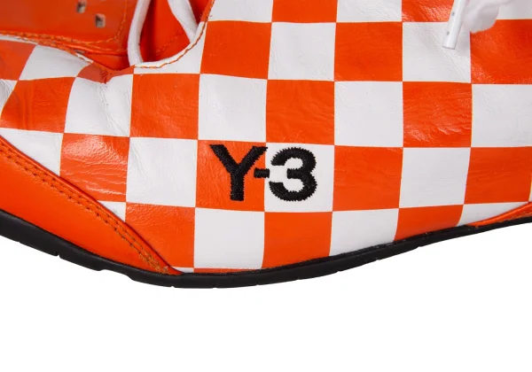 Y-3 BYERLY LACE Check Leather Sneakers K-172933_008