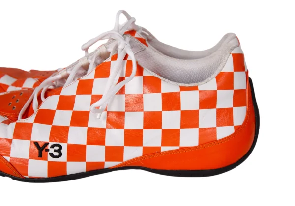 Y-3 BYERLY LACE Check Leather Sneakers K-172933_009