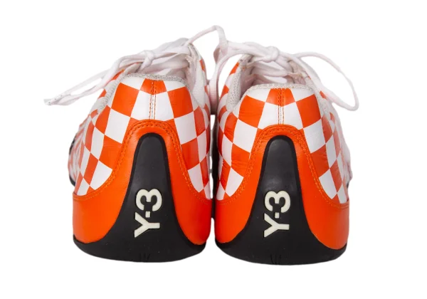 Y-3 BYERLY LACE Check Leather Sneakers K-172933_014