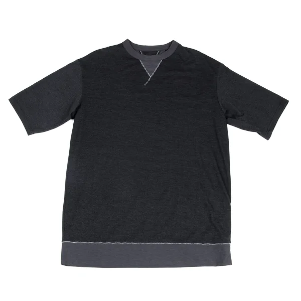 Y-3 Zigzag Stitched Hem T-Shirt Charcoal S K-172934_001