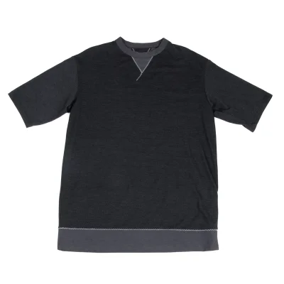 Y-3 Zigzag Stitched Hem T-Shirt