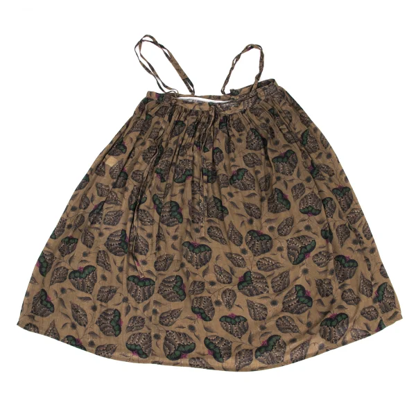 Y's Rayon Botanical Print Wrap Skirt K-172935_002