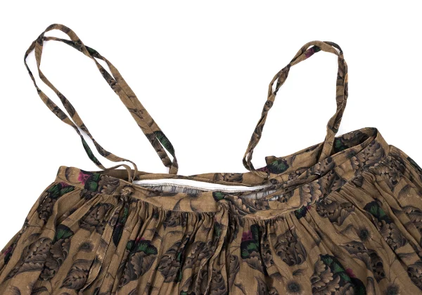 Y's Rayon Botanical Print Wrap Skirt K-172935_004