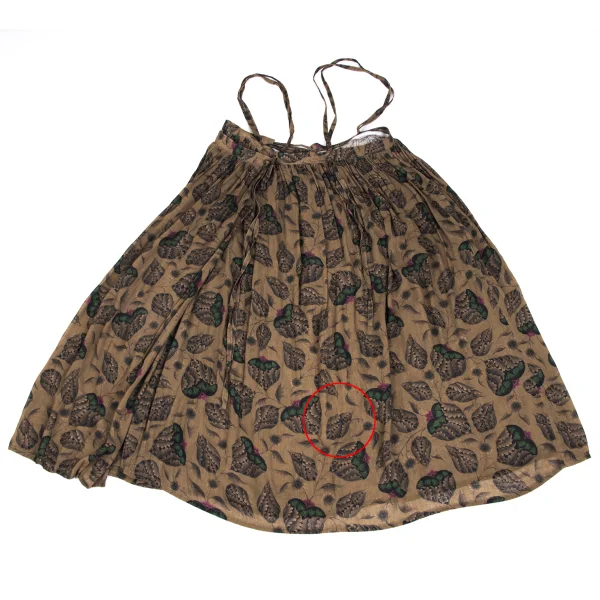 Y's Rayon Botanical Print Wrap Skirt K-172935_009