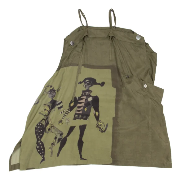 Y's Rayon Clown Print Cami Dress K-172936_002