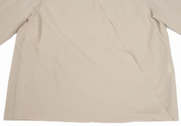 ISSEY MIYAKE PERMANENTE Cotton Drape Wrap-Front Blouse K-172937_007