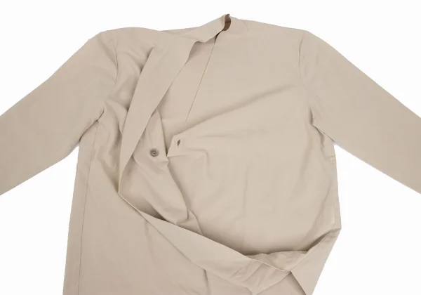 ISSEY MIYAKE PERMANENTE Cotton Drape Wrap-Front Blouse K-172937_008