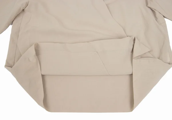 ISSEY MIYAKE PERMANENTE Cotton Drape Wrap-Front Blouse K-172937_010