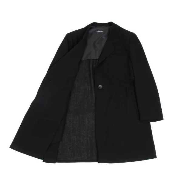 ISSEY MIYAKE PERMANENTE Summer Wool Single Button Long Jacket K-172940_011