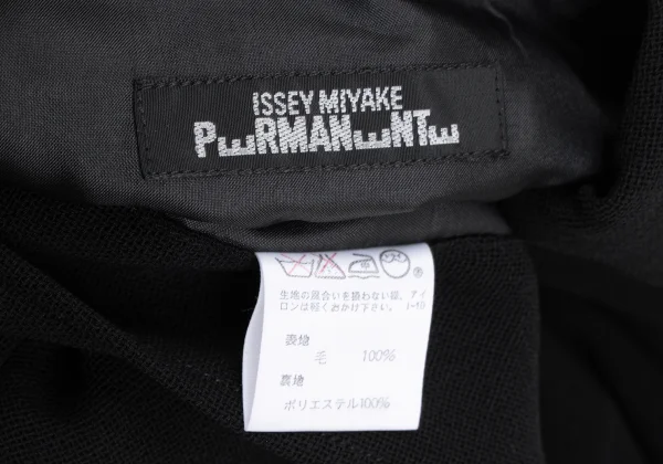 ISSEY MIYAKE PERMANENTE Summer Wool Single Button Long Jacket K-172940_016