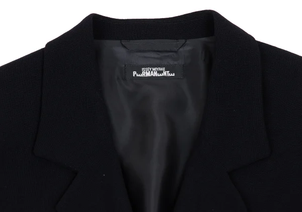 ISSEY MIYAKE PERMANENTE Summer Wool Single Button Long Jacket K-172941_004