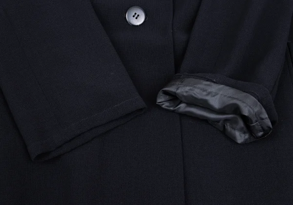 ISSEY MIYAKE PERMANENTE Summer Wool Single Button Long Jacket K-172941_007