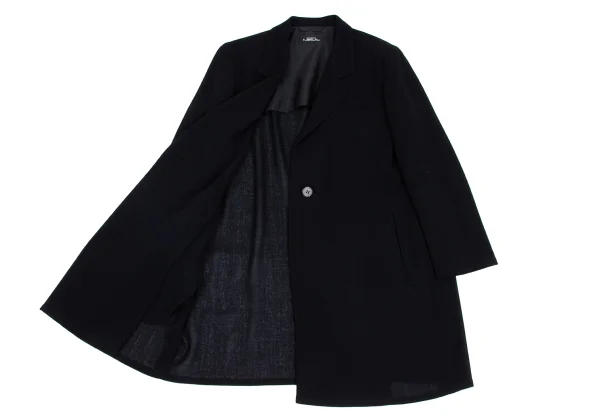 ISSEY MIYAKE PERMANENTE Summer Wool Single Button Long Jacket K-172941_010