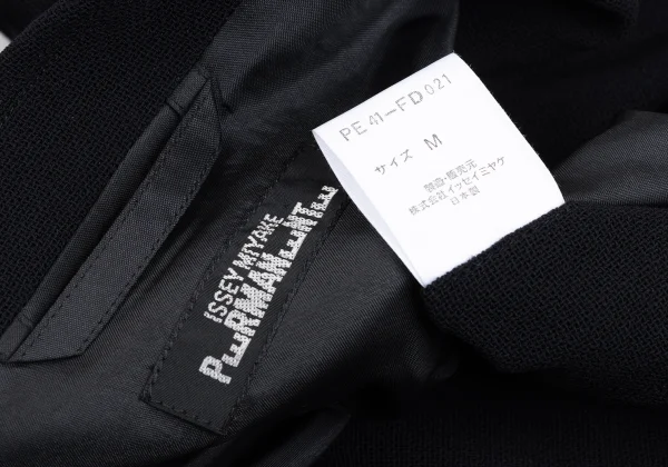 ISSEY MIYAKE PERMANENTE Summer Wool Single Button Long Jacket K-172941_015