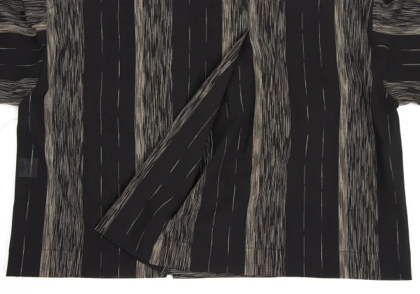 ISSEY MIYAKE PERMANENTE Faded Stripe Layered Design Buttonless Jacket K-172943_012