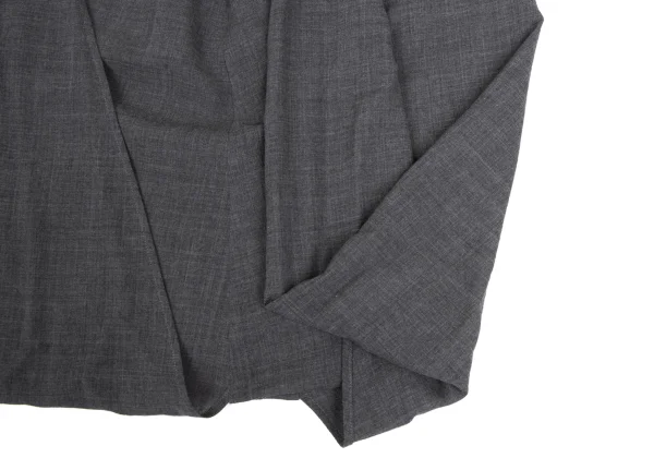 ISSEY MIYAKE PERMANENTE Wool Drape Hem Skirt K-172946_006