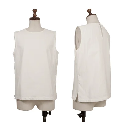 ASHA BY MDS Cotton Embroidery Sleeveless Top