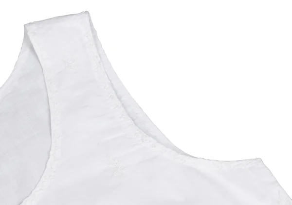 ASHA BY MDS Cotton Embroidery Sleeveless Top K-172950_005