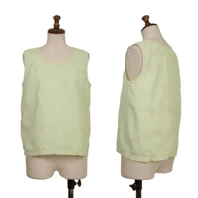 ASHA BY MDS Cotton Embroidery Sleeveless Top
