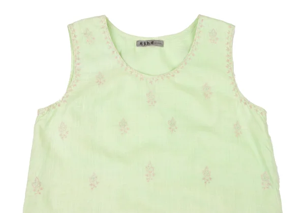 ASHA BY MDS Cotton Embroidery Sleeveless Top K-172951_003