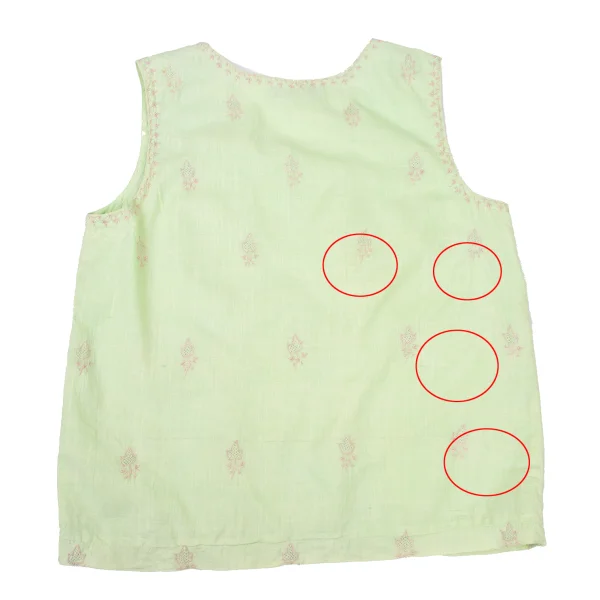 ASHA BY MDS Cotton Embroidery Sleeveless Top K-172951_008